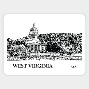 West Virginia State USA Sticker